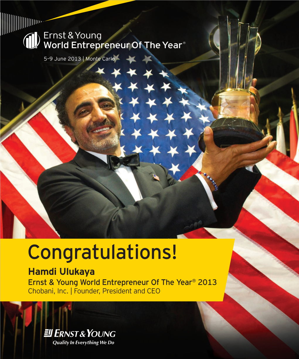 Ernst & Young World Entrepreneur of the Year