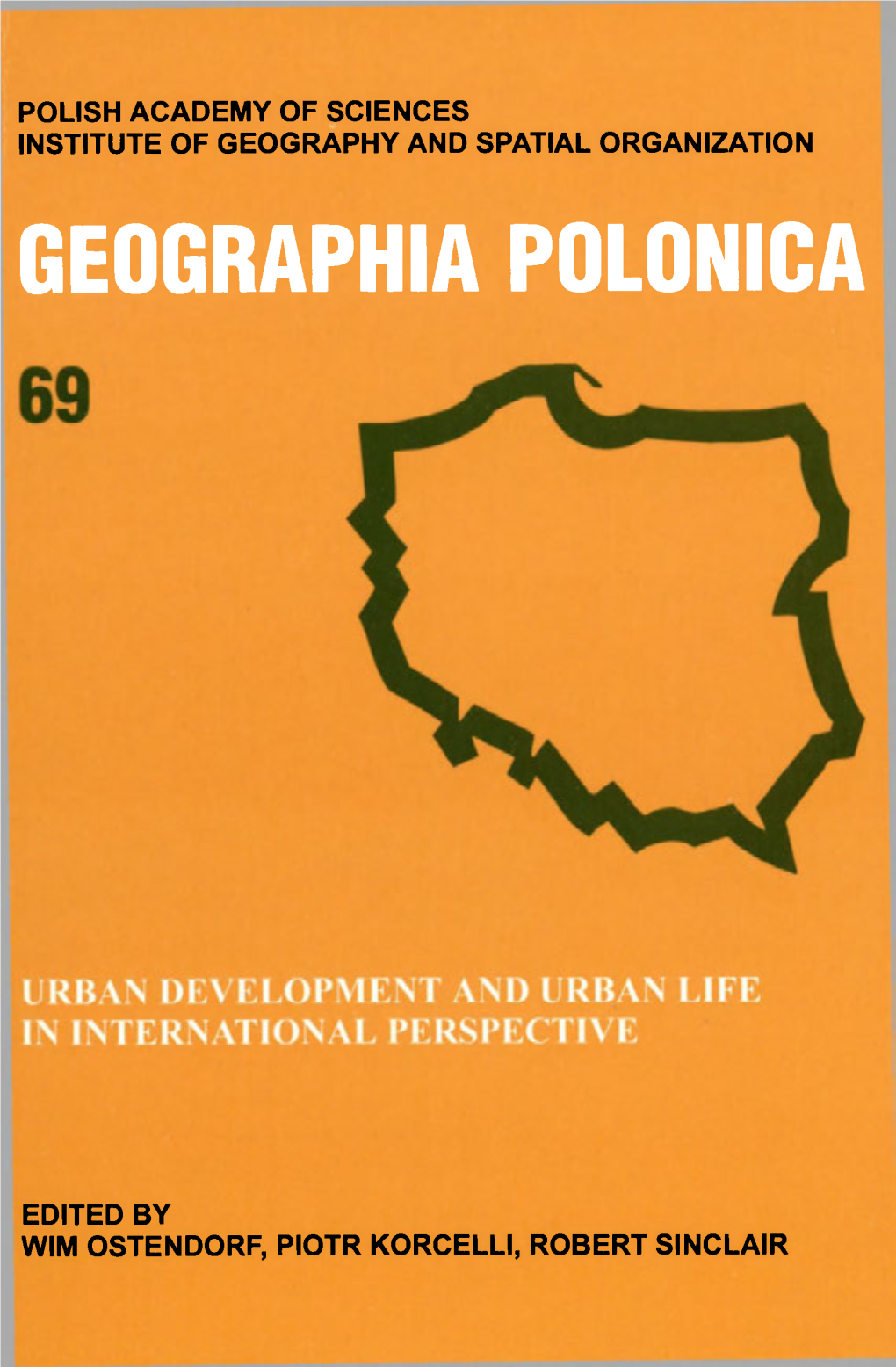 Geographia Polonica 69 (1997)