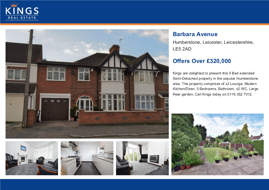 Barbara Avenue Humberstone, Leicester, Leicestershire, LE5 2AD