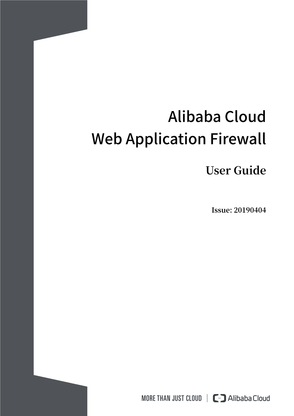 Alibaba Cloud Web Application Firewall
