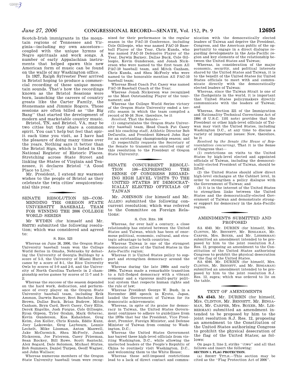 CONGRESSIONAL RECORD—SENATE, Vol. 152, Pt