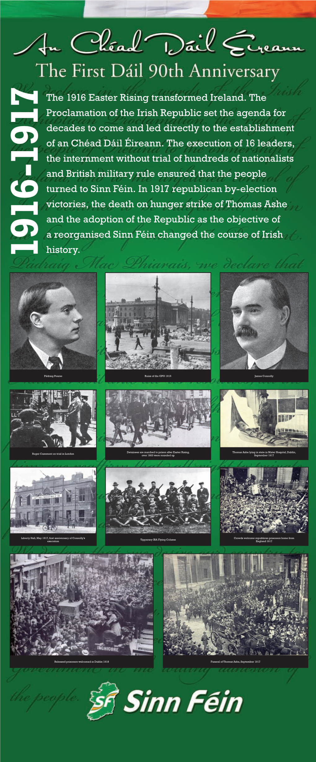 The 1916 Easter Rising Transformed Ireland. the Proclamation of the Irish Republic Set the Agenda for Decades to Come and Led Di