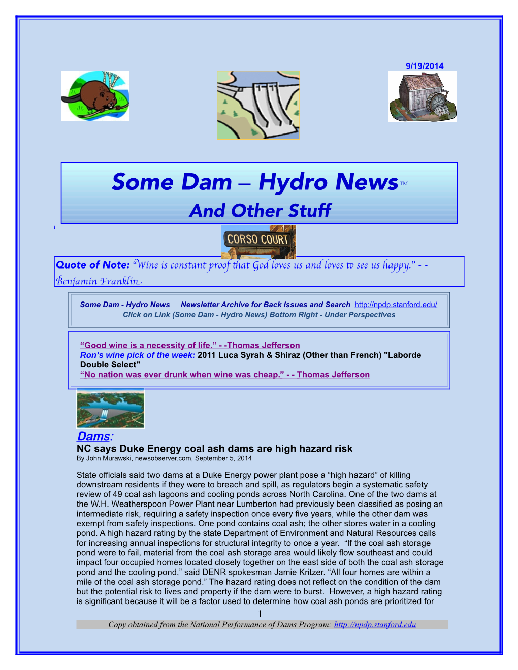 Some Dam – Hydro Newstm