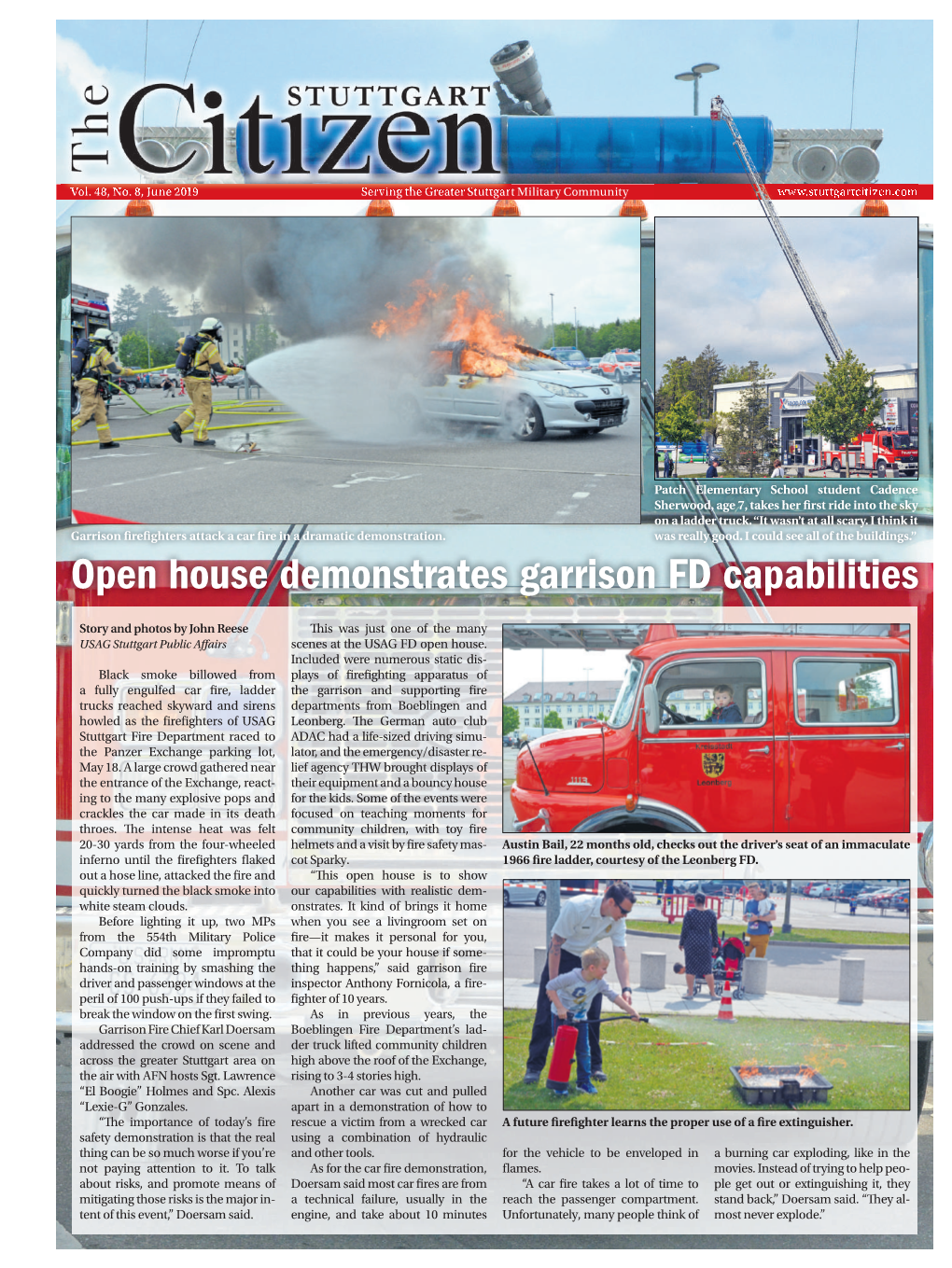 Open House Demonstrates Garrison FD Capabilities