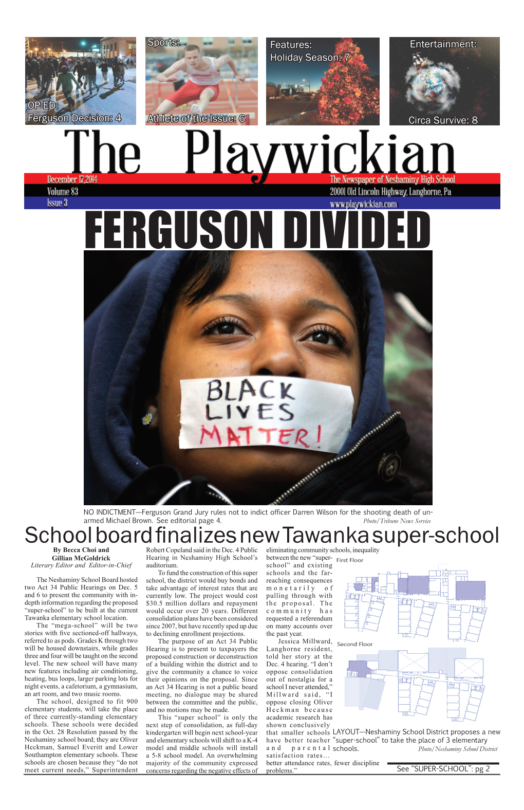 School Board Finalizes New Tawanka Super-School by Becca Choi and Robert Copeland Said in the Dec