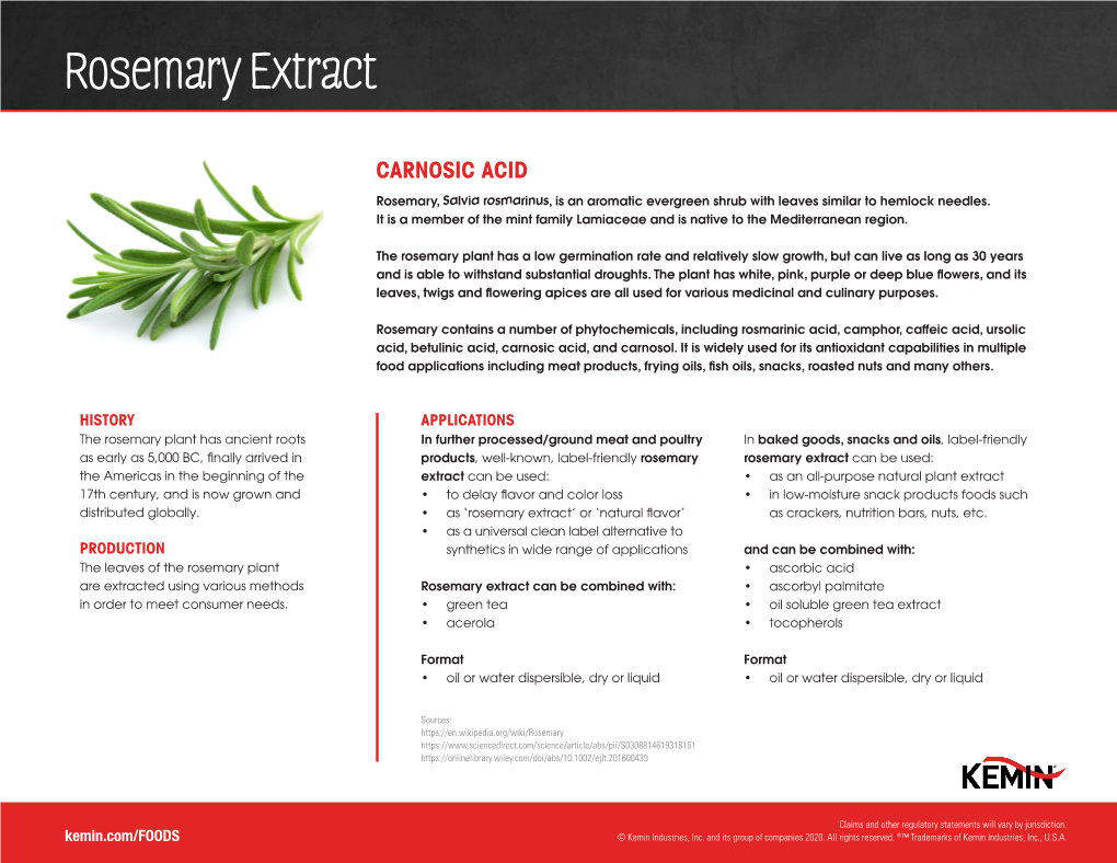 Rosemary Extract