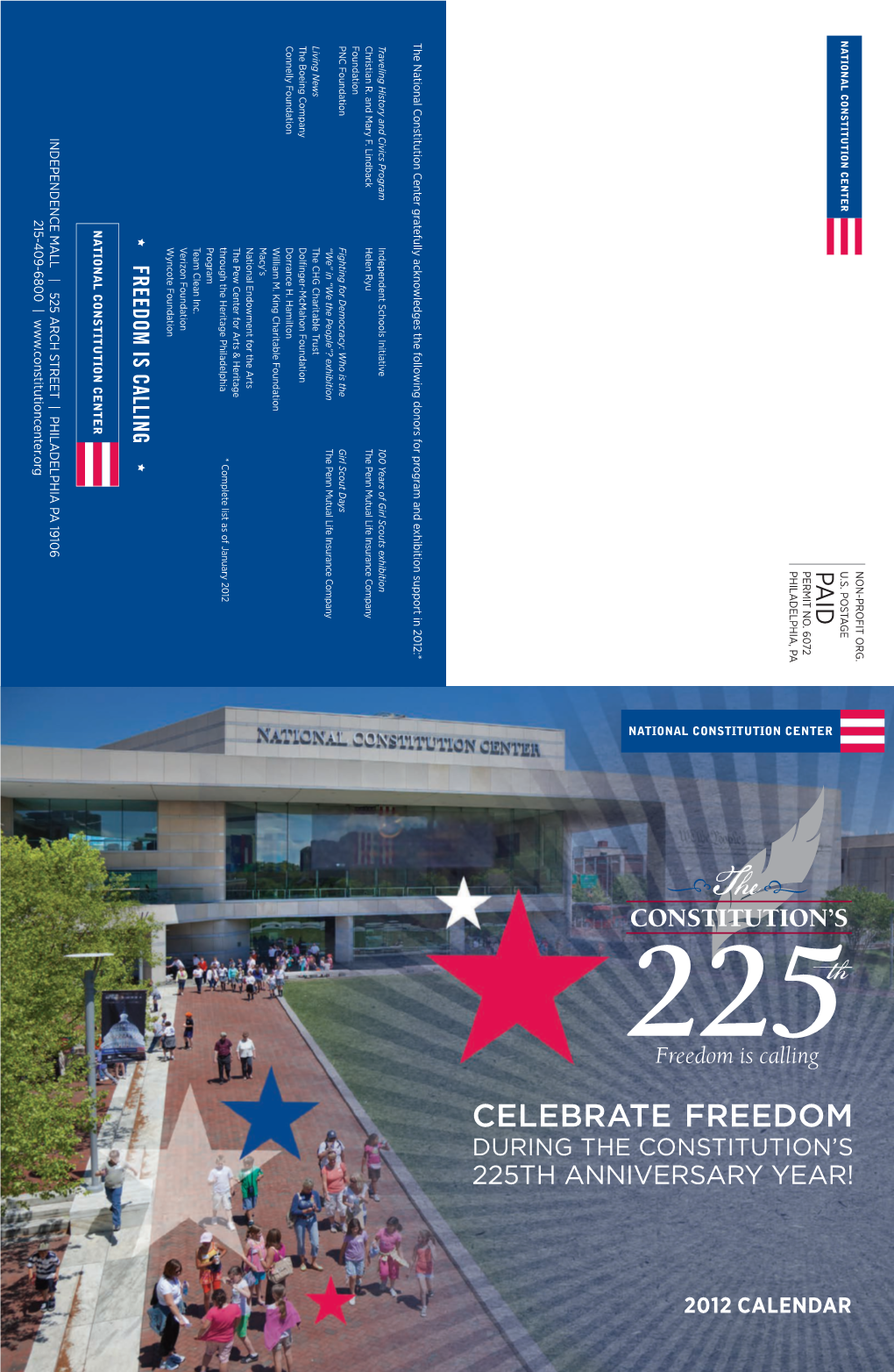 Celebrate Freedom During the Constitution’S 225Th Anniversary Year!