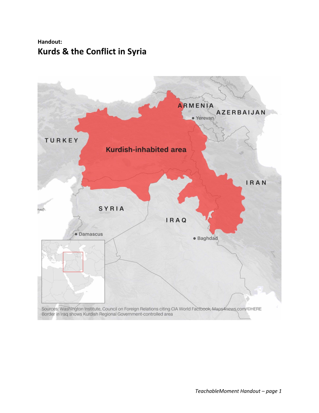 Kurds & the Conflict in Syria