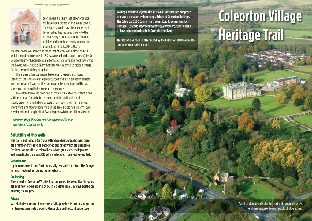 Coleorton Village Heritage Trail