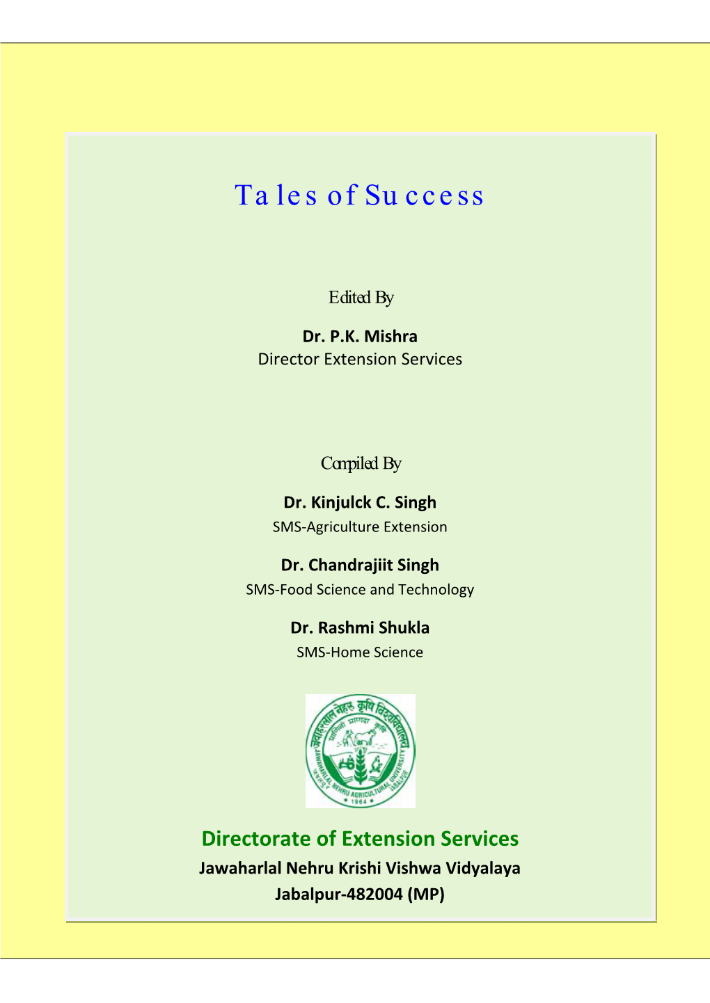 Tales of Success