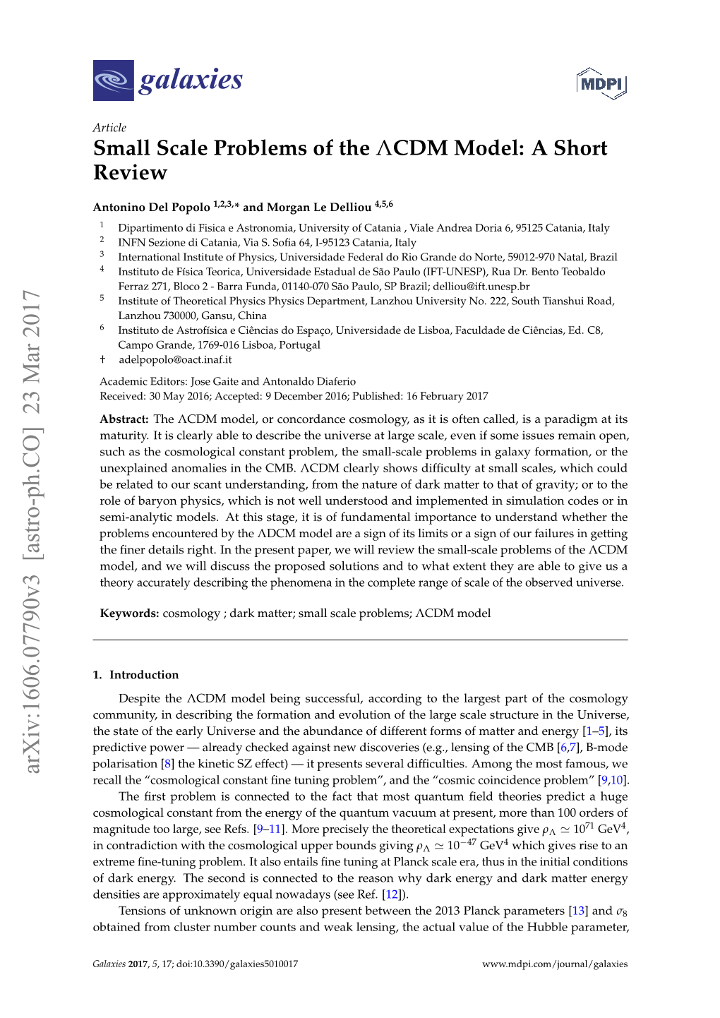 Small Scale Problems of the CDM Model