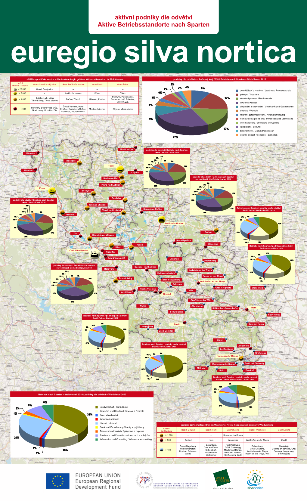 Mapa Podniků V Oblasti ERSN