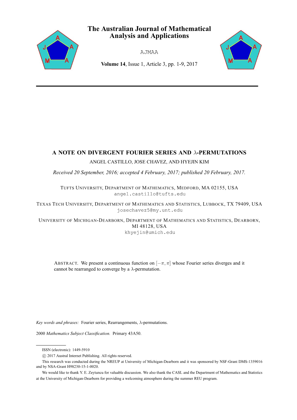 Rearrangement of Divergent Fourier Series