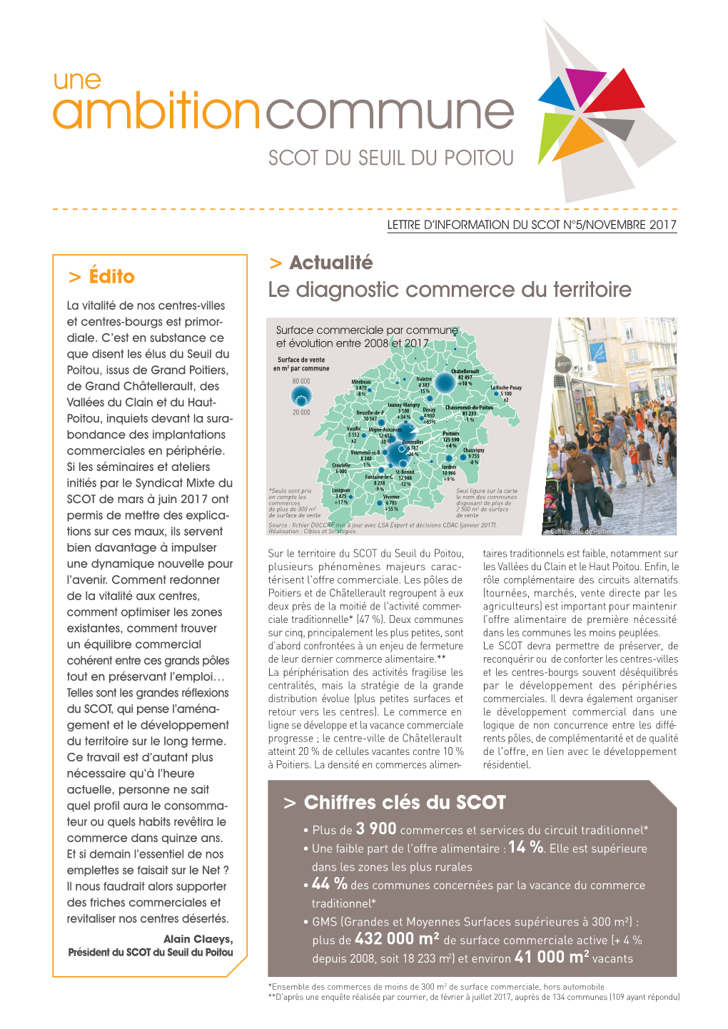 Le Diagnostic Commerce Du Territoire La Vitalité De Nos Centres-Villes Et Centres-Bourgs Est Primor- Surface Commerciale Par Commune Diale