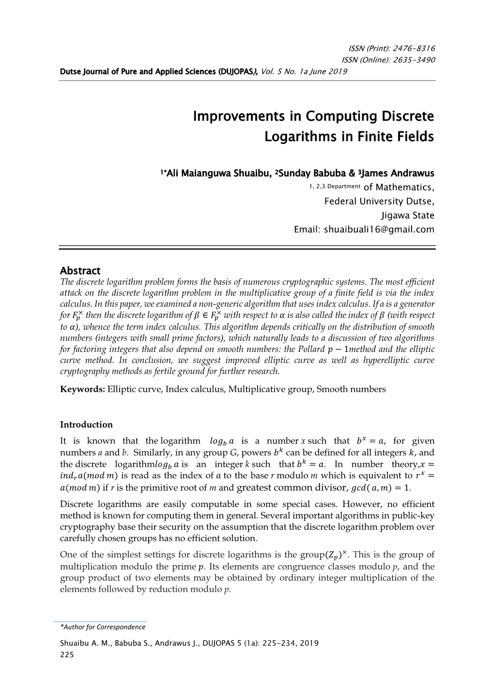 Improvements in Computing Discrete Logarithms in Finite Fields