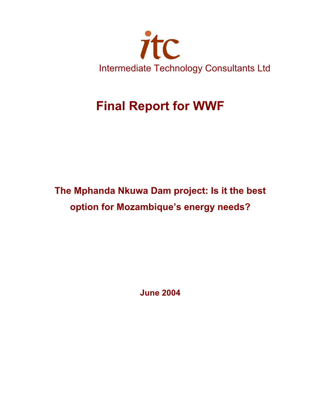 Final Report for WWF