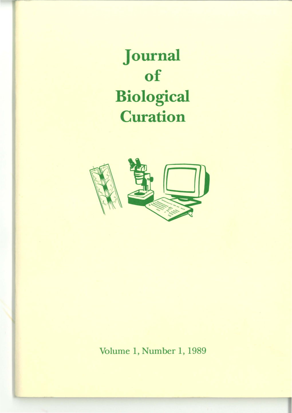 Journal Biological Curation