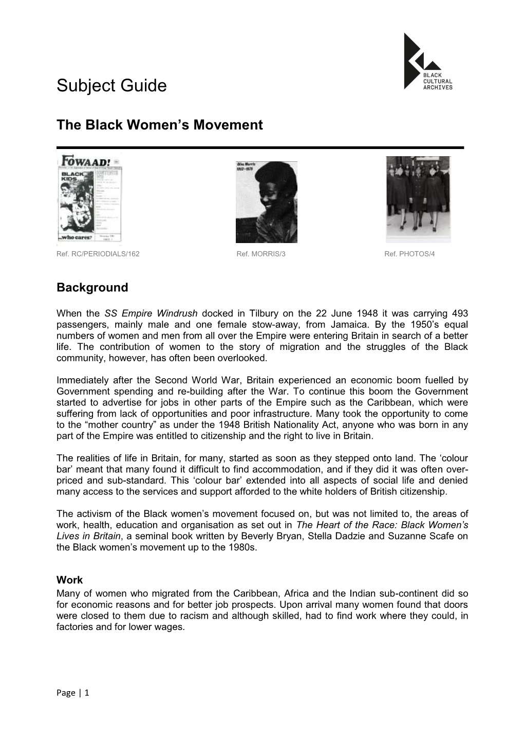 Black Women's Movement
