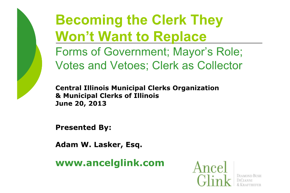 Becoming the Clerk They Won't Want to Replace