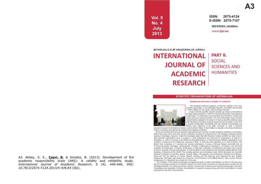 International Journal of Academic Research A3
