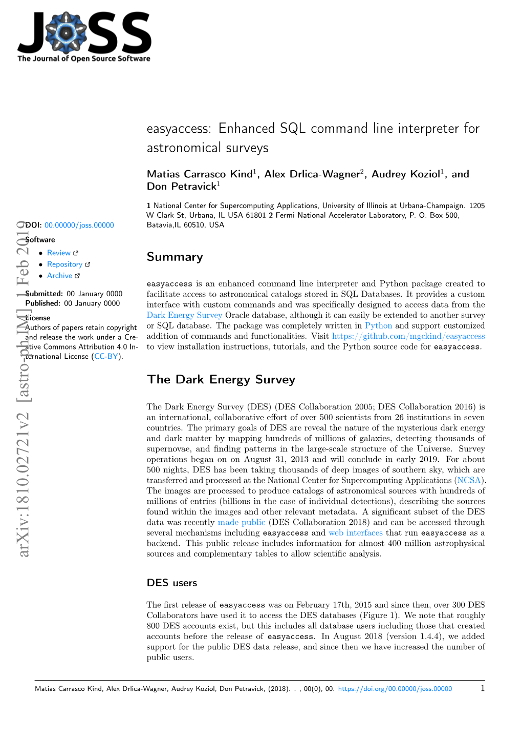 Easyaccess: Enhanced SQL Command Line Interpreter for Astronomical Surveys