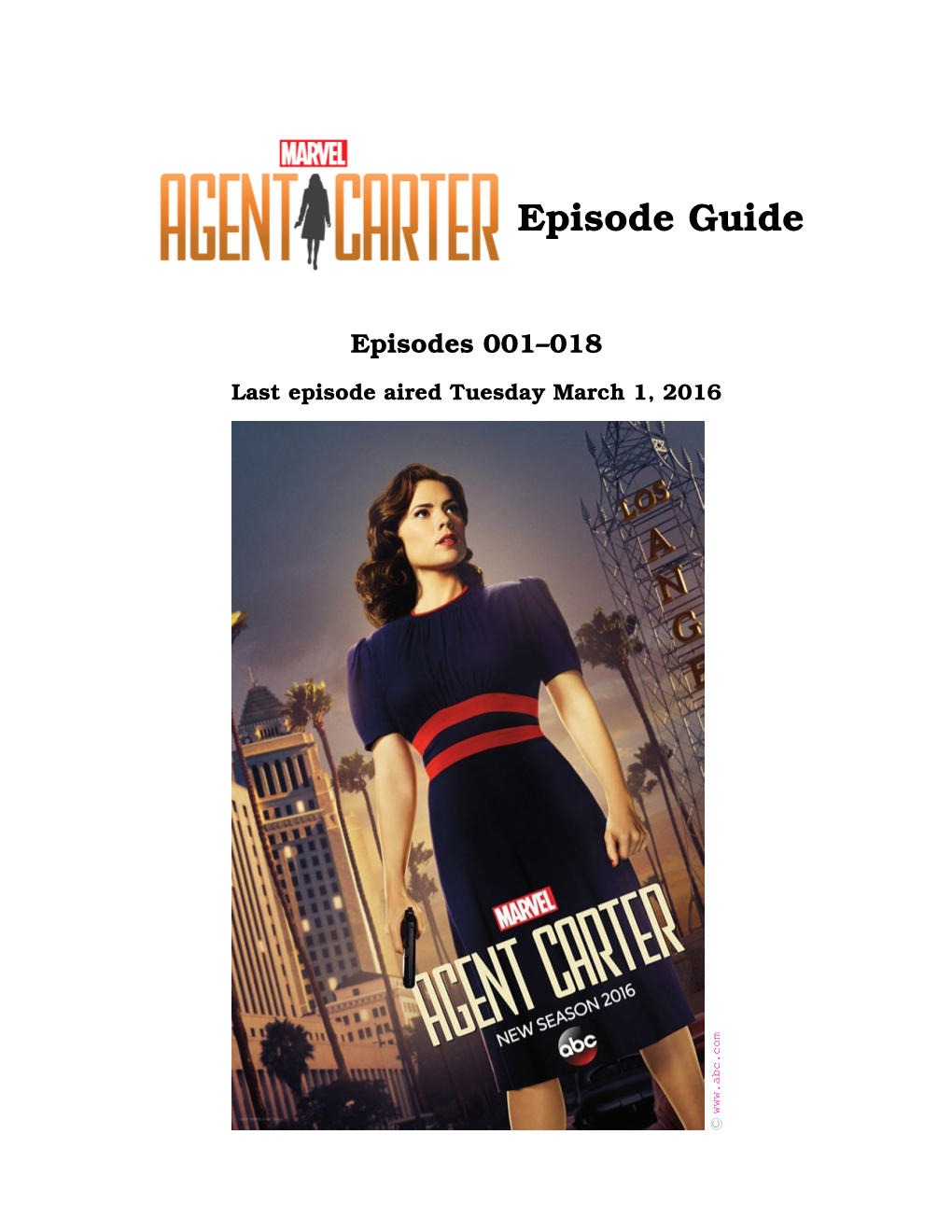 Episode Guide