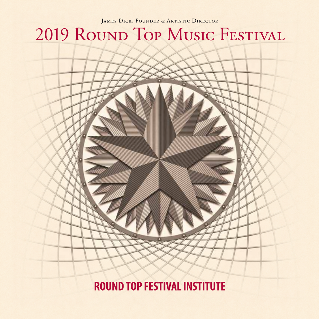 2019 Round Top Music Festival