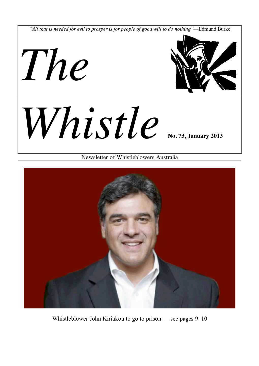 The Whistle, January 2013