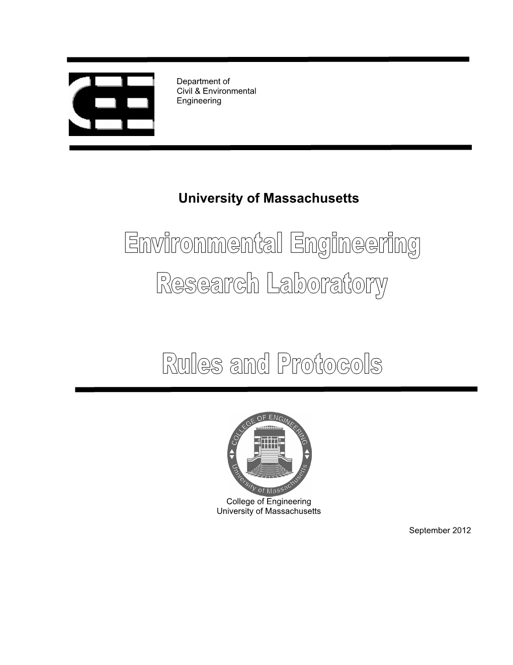 EWRE Lab Regulations