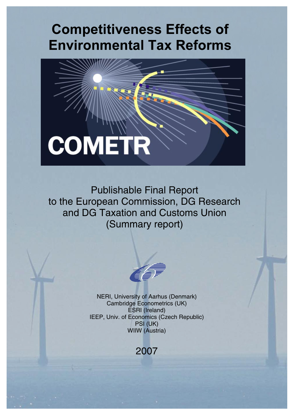 COMETR Competitiveness Effects of Environmental Tax Reforms