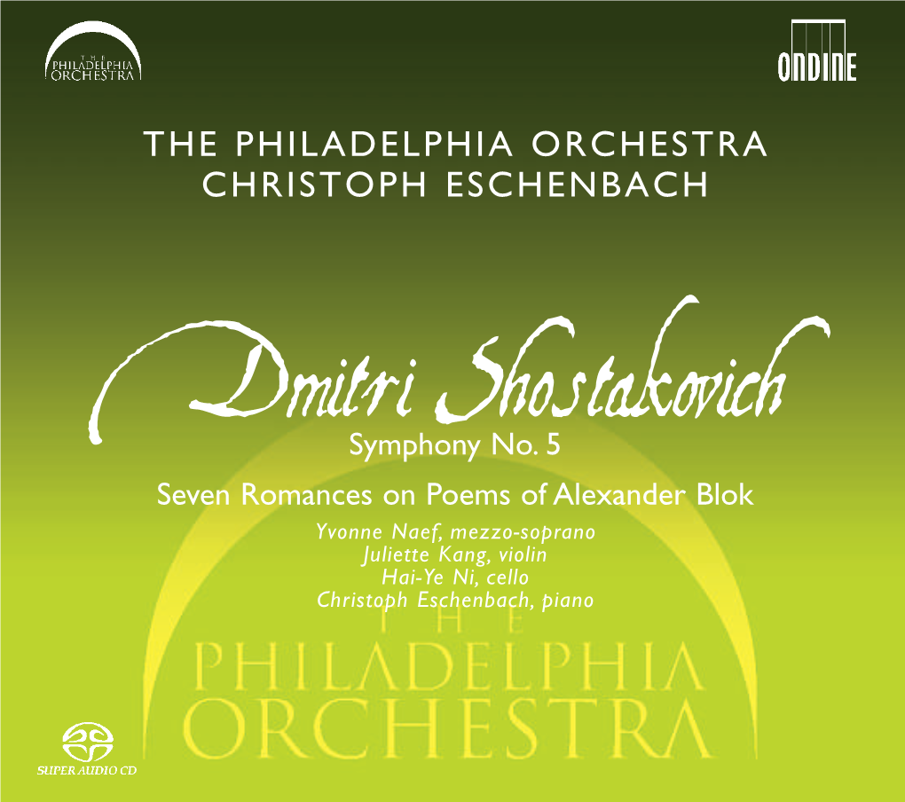 Dmitri Shostakovich Symphony No