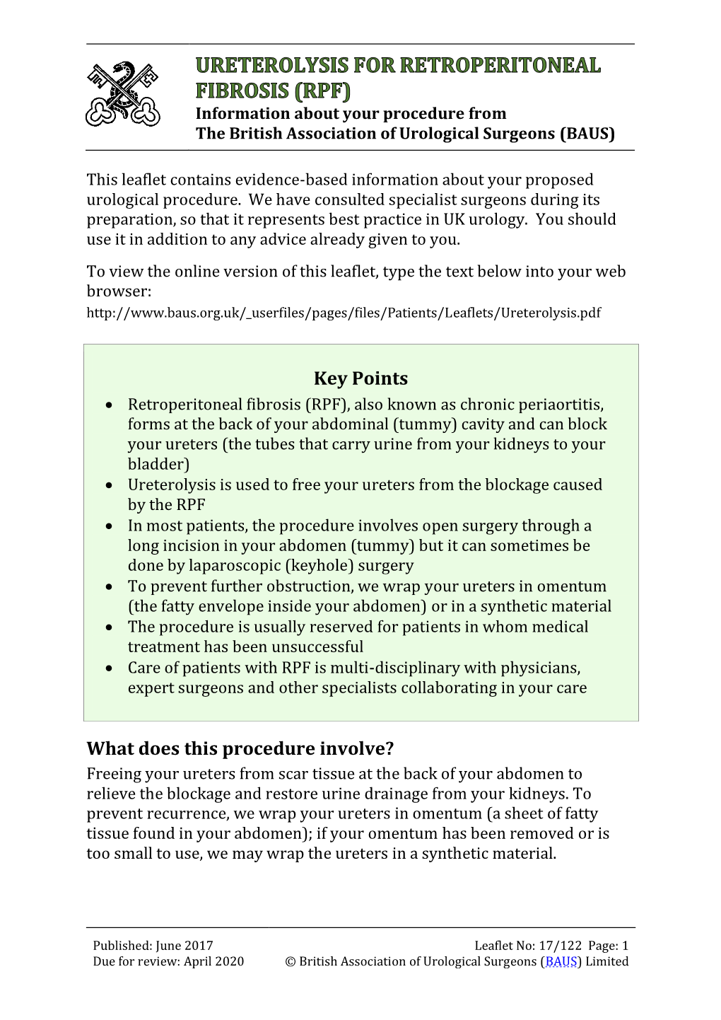 Ureterolysis.Pdf