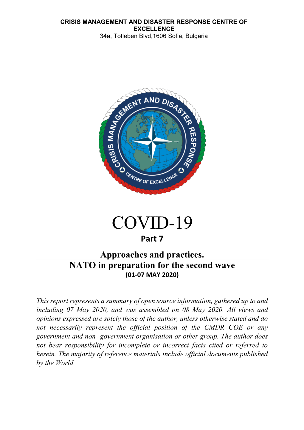 COVID-19 Part 7 Approaches and Practices