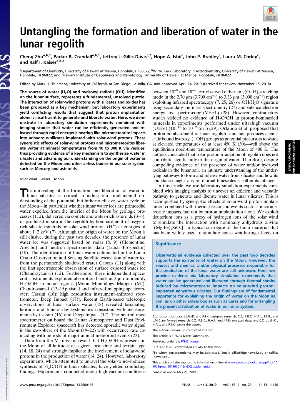 Untangling the Formation and Liberation of Water in the Lunar Regolith