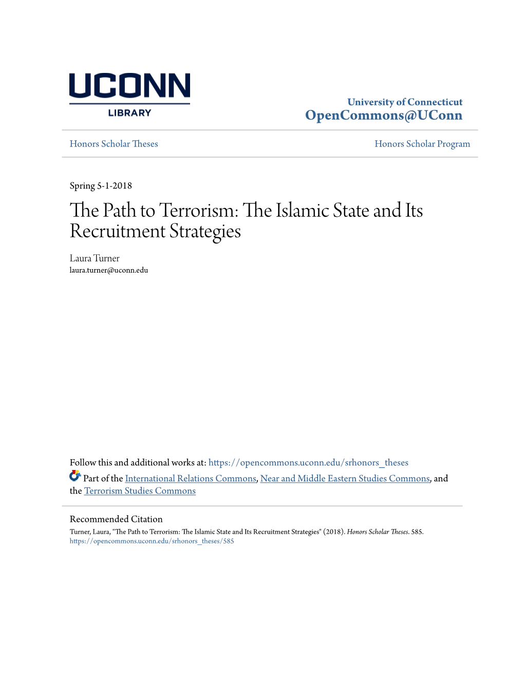 The Path to Terrorism: the Islamic State and Its Recruitment Strategies