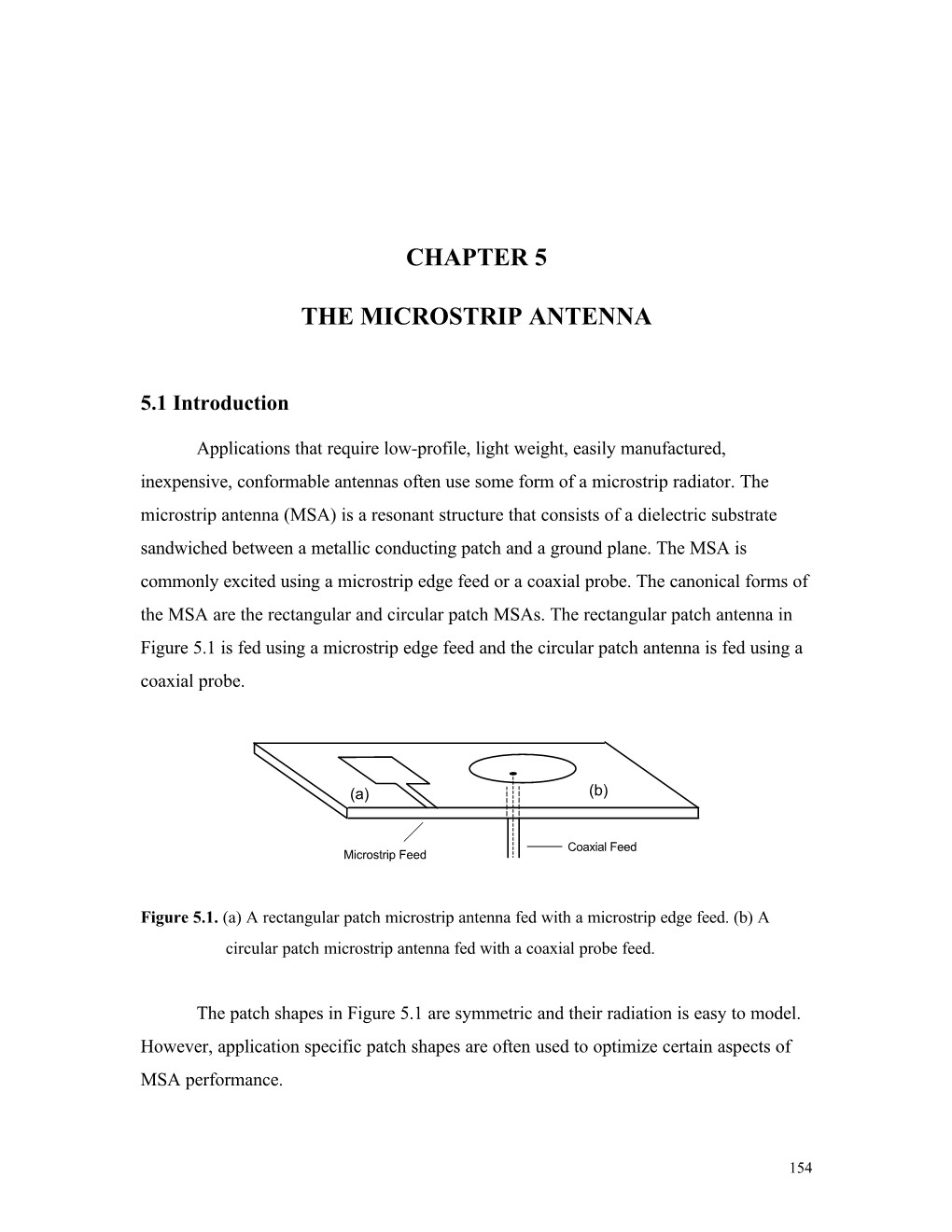 Chapter 5 the Microstrip Antenna