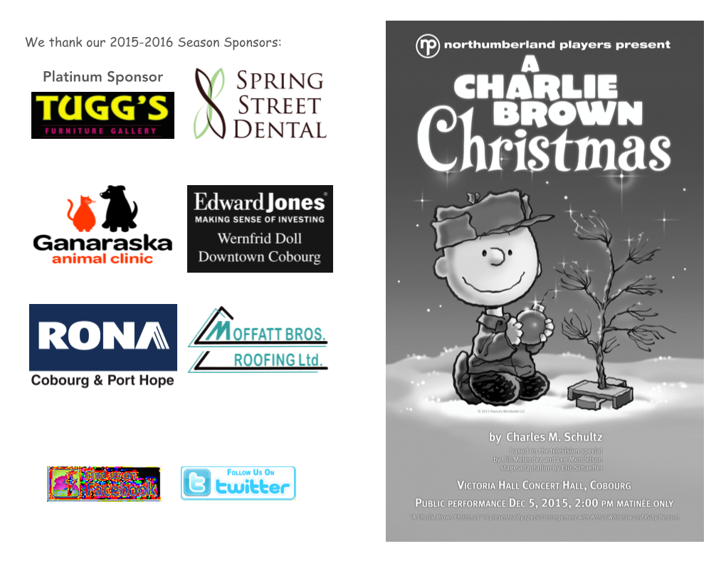 A Charlie Brown Christmas Program
