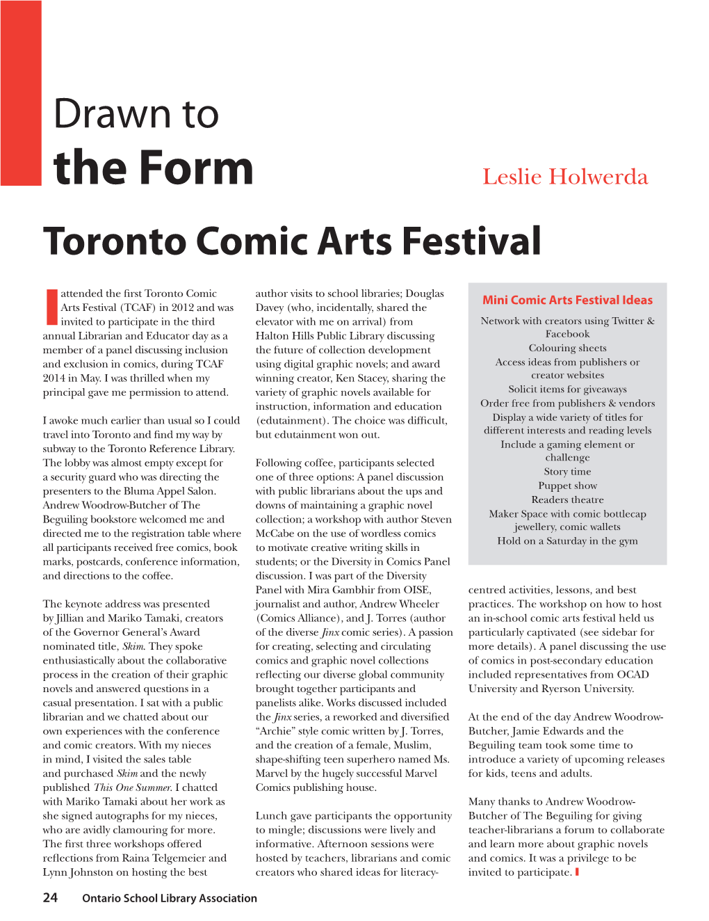 Toronto Comic Arts Festival