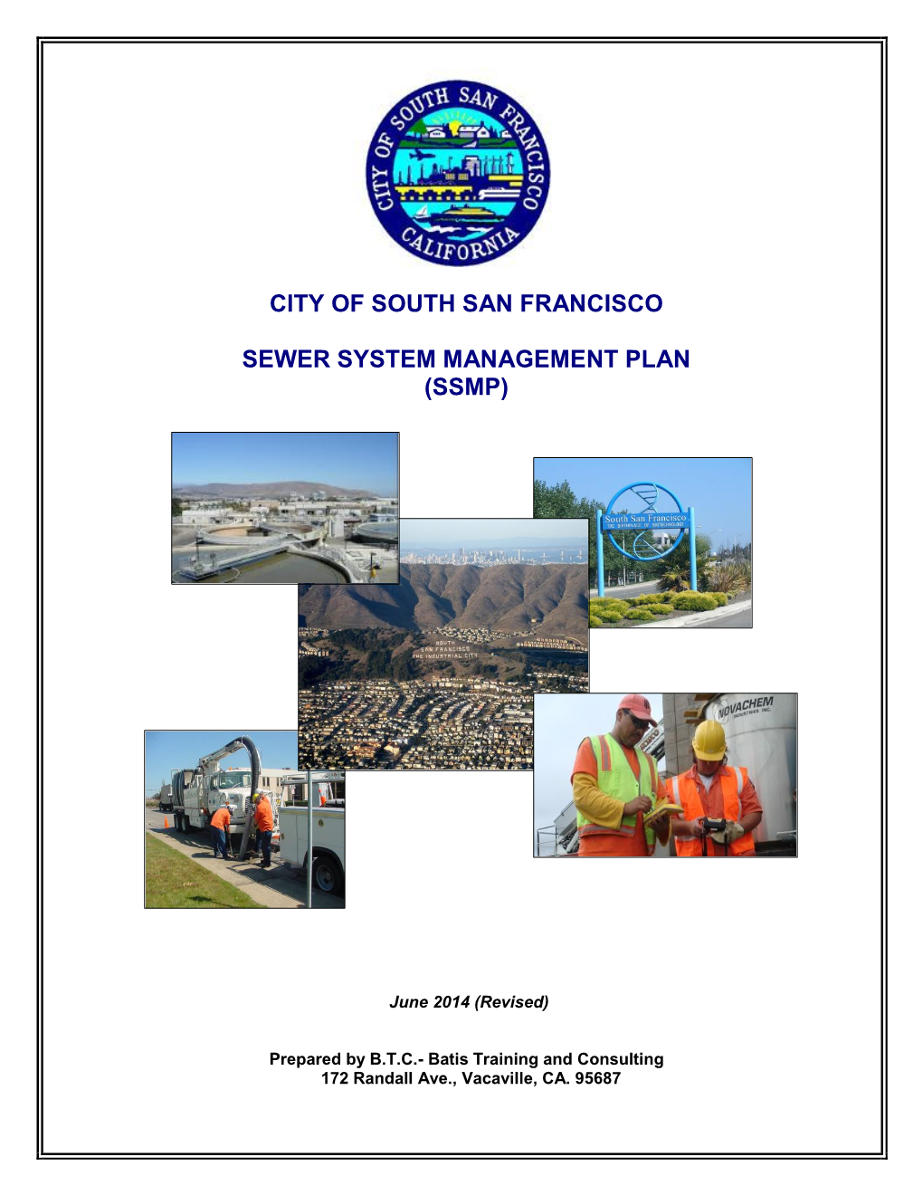 City of South San Francisco Sewer System Management Plan (SSMP) Development Guide