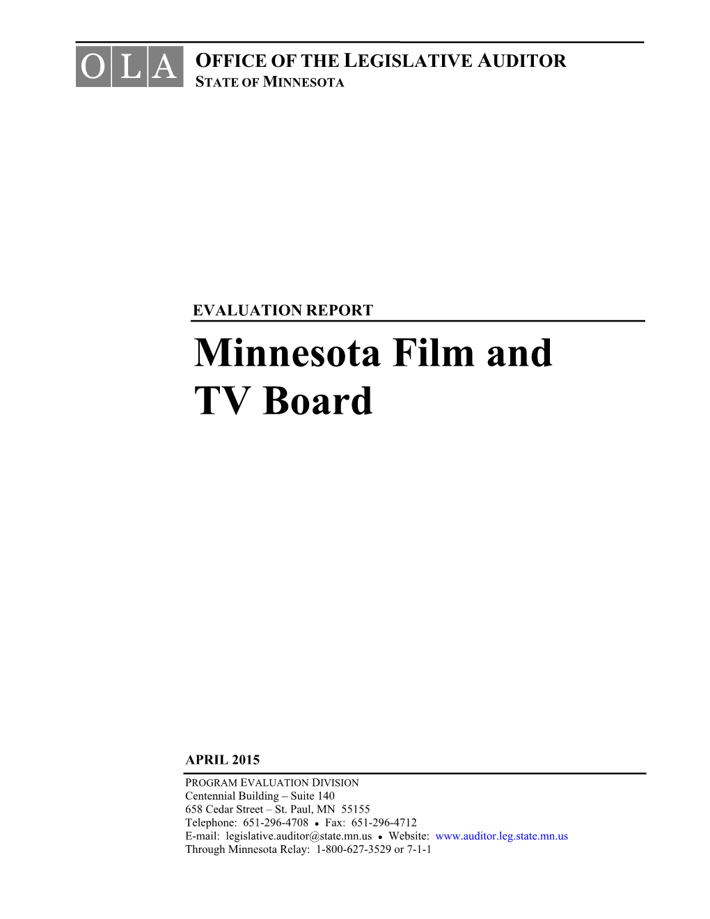 Minnesota Film and TV Board