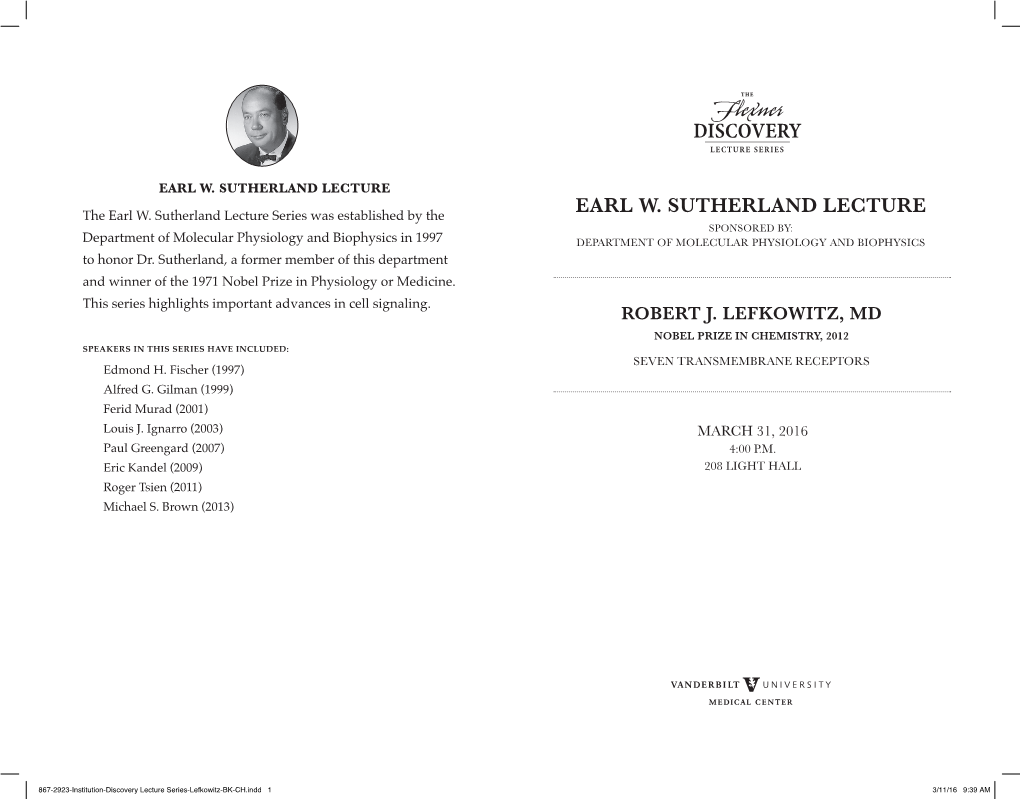 Lecture Program