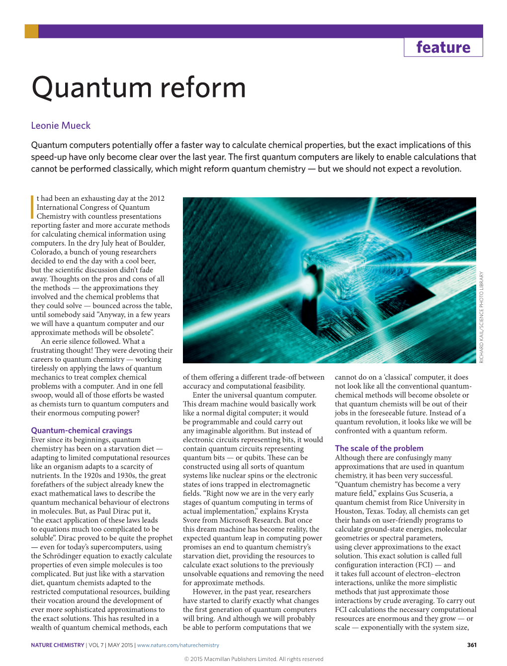 Quantum Reform