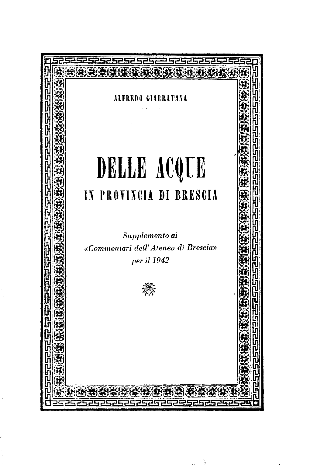 Delle Acque in Provincia Di Bresciia