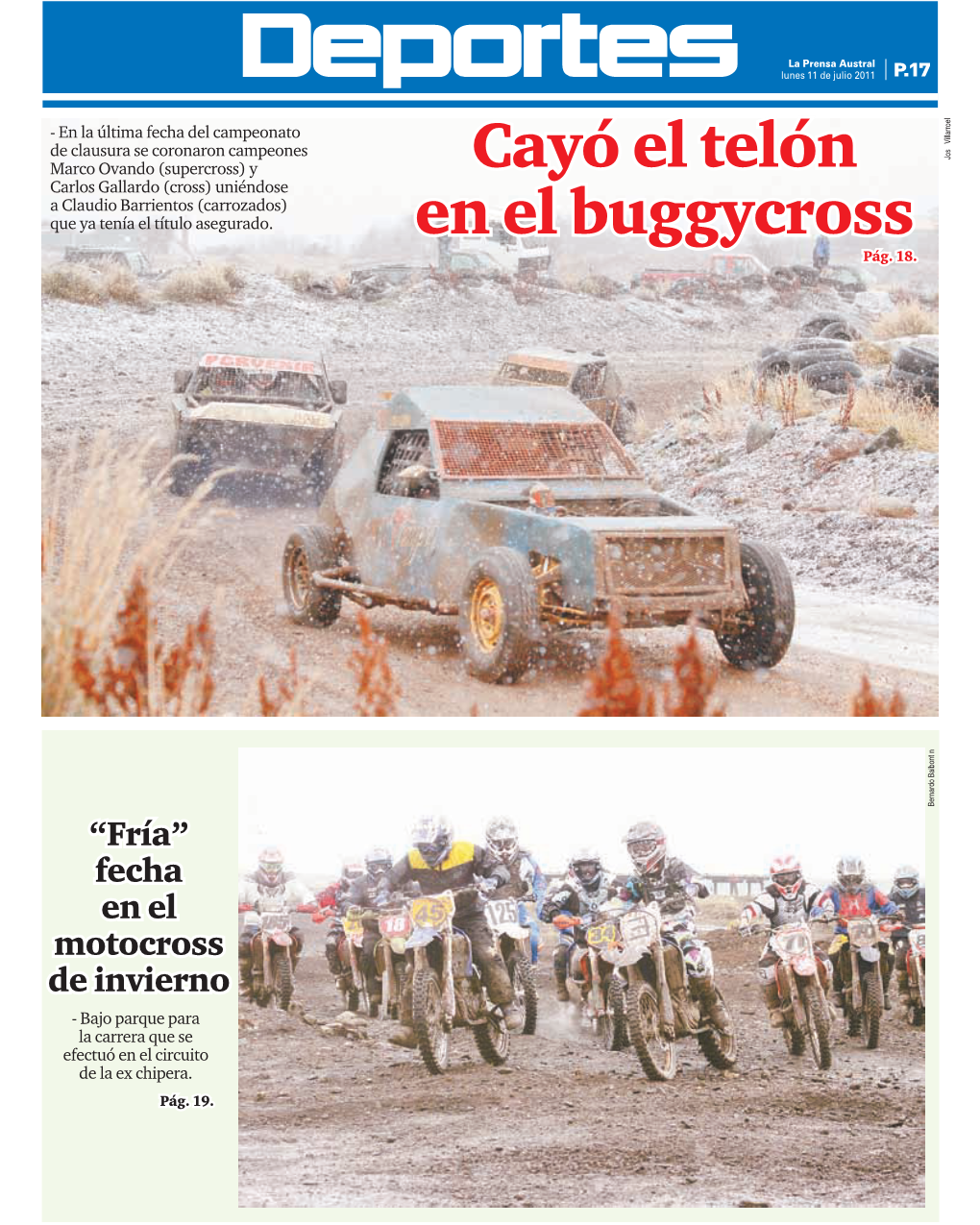 Cayó El Telón En El Buggycross