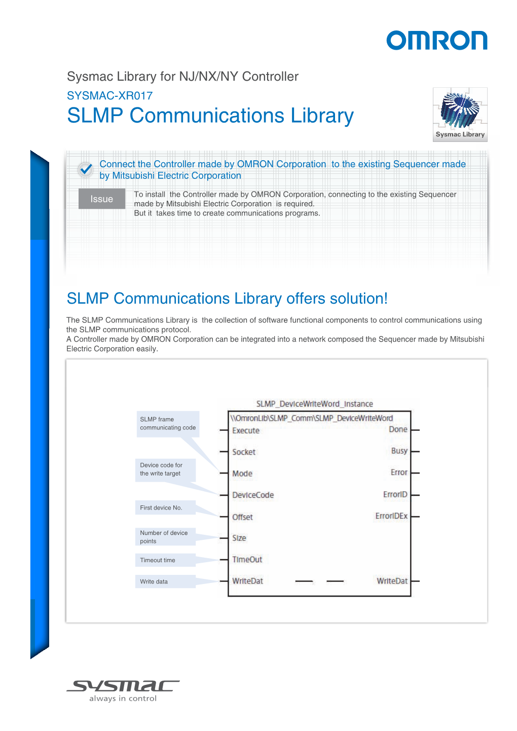 SLMP Communications Library