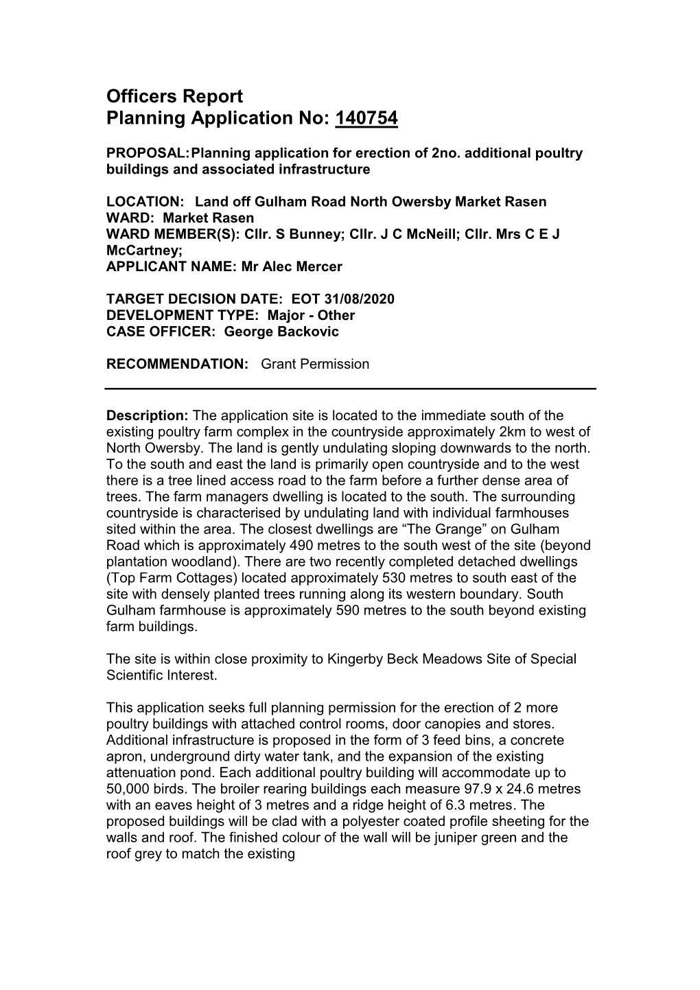 Land Off Gulham Road Report REF 140754 , Item 6C PDF 775 KB