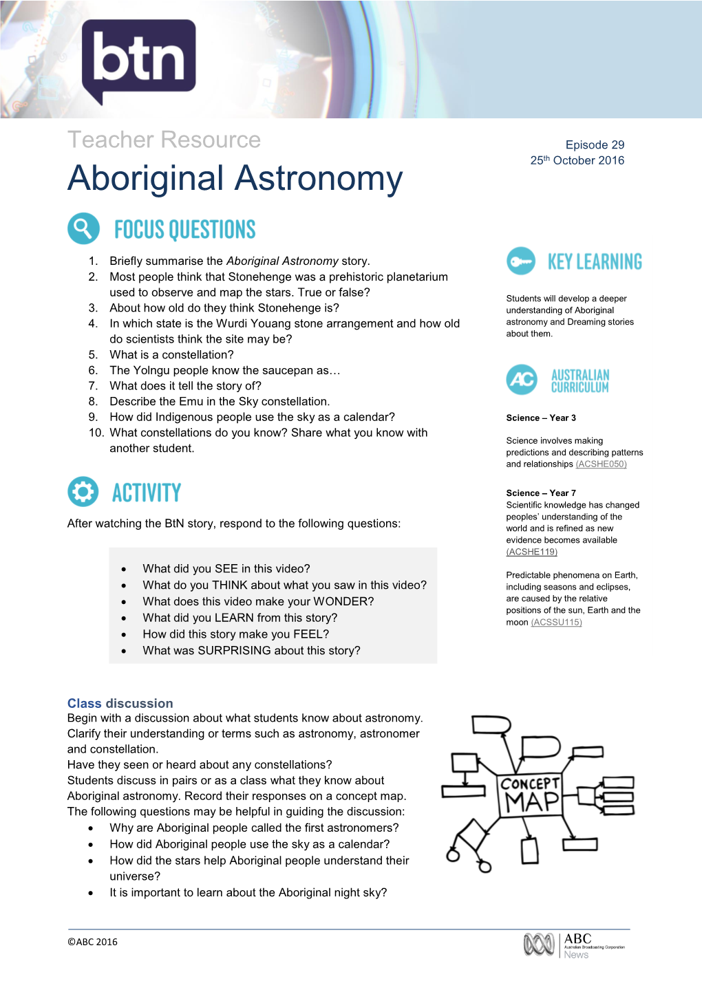 Aboriginal Astronomy