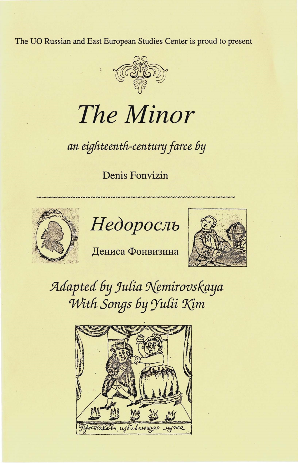 The Minor an Eigliteentli-Centuryfarce By