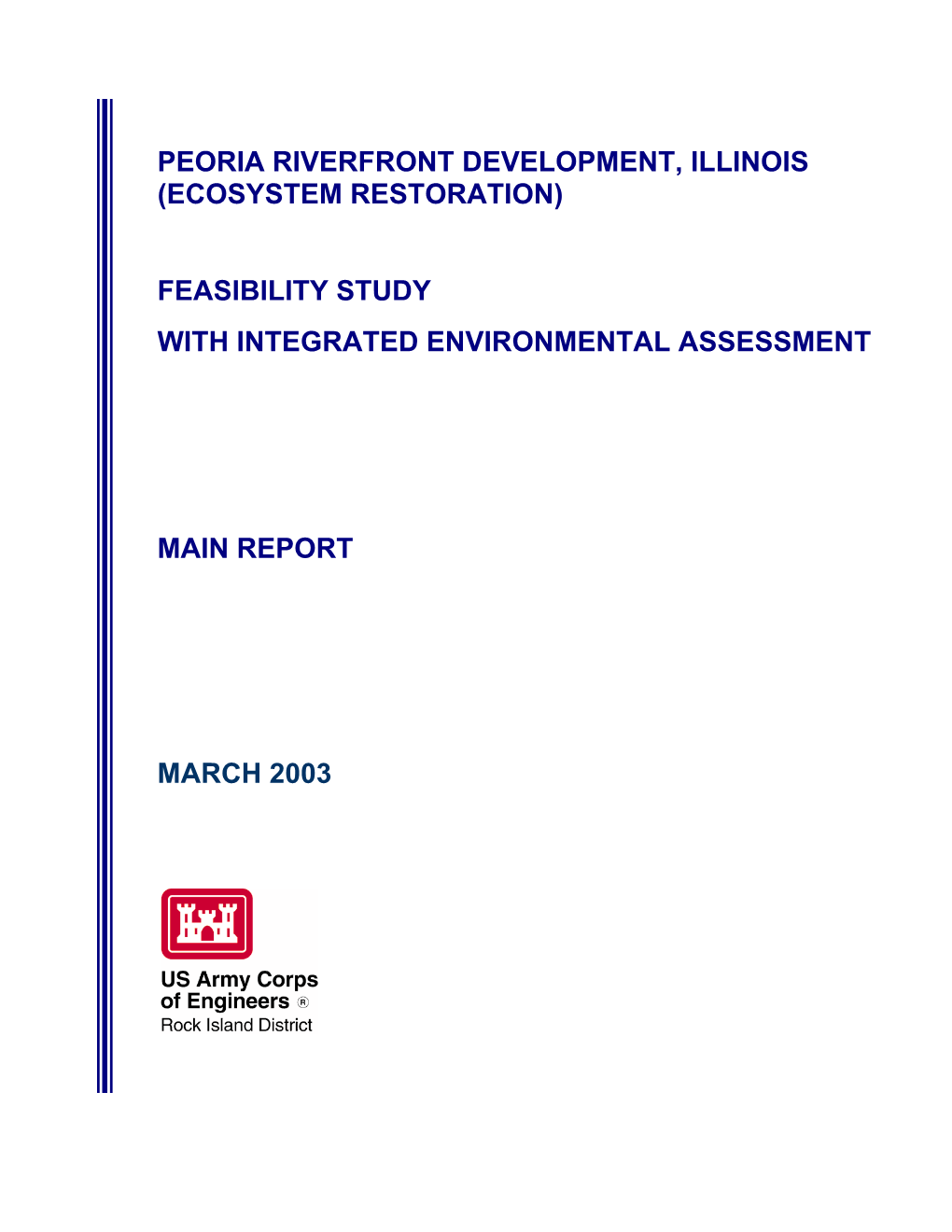 Peoria Riverfront Development, Illinois (Ecosystem Restoration)
