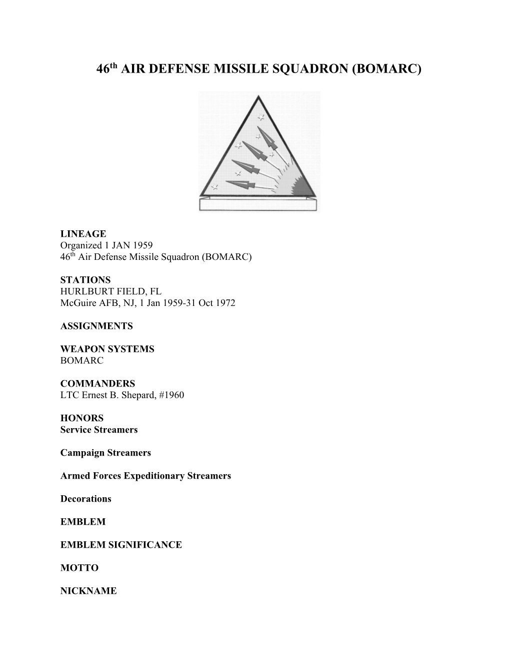 46 AIR DEFENSE MISSILE SQ.Docx